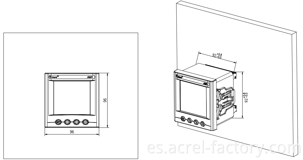 panel mounted energy meter